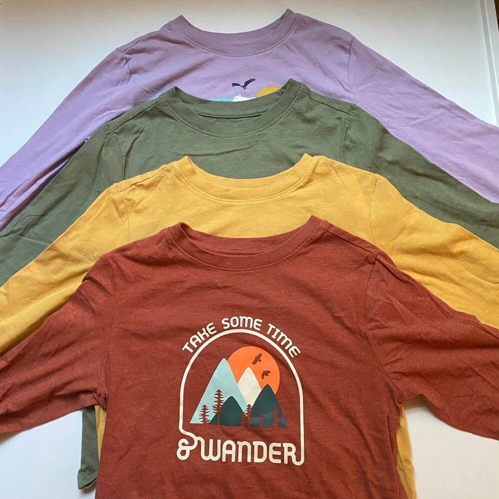 Long Sleeve Shirt Graphic Tees Bundle Cat & Jack